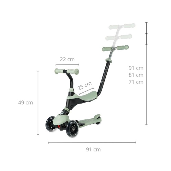 Qplay paspirtukas Sema Pro 3 in 1
